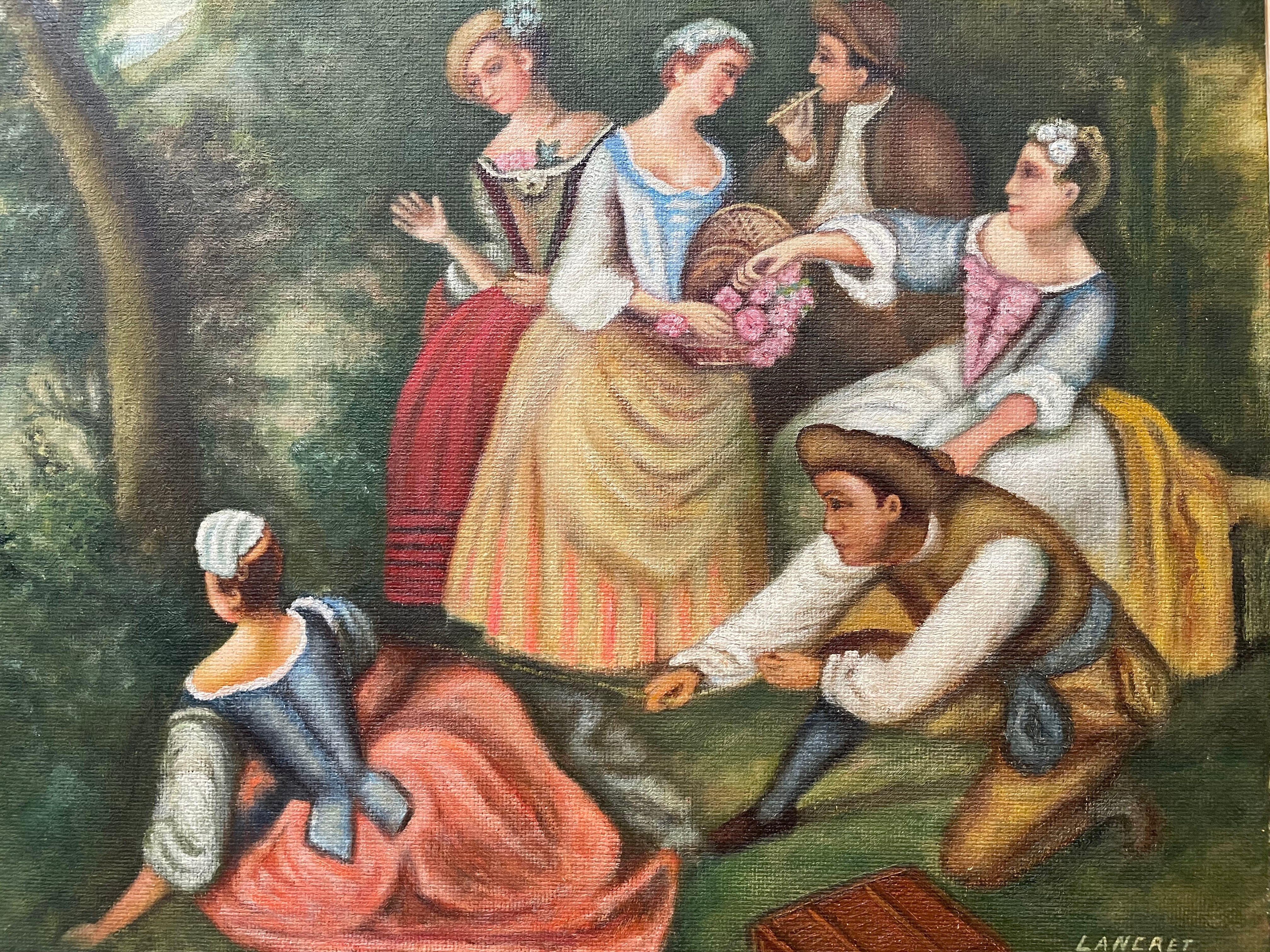 Beautiful Large Signed Oil Painting