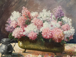 Vibrant Floral Oil on Canvas in a Beautiful Gilt Frame | Antique & Vintage | Moonee Ponds Antiques | Australia Wide Delivery