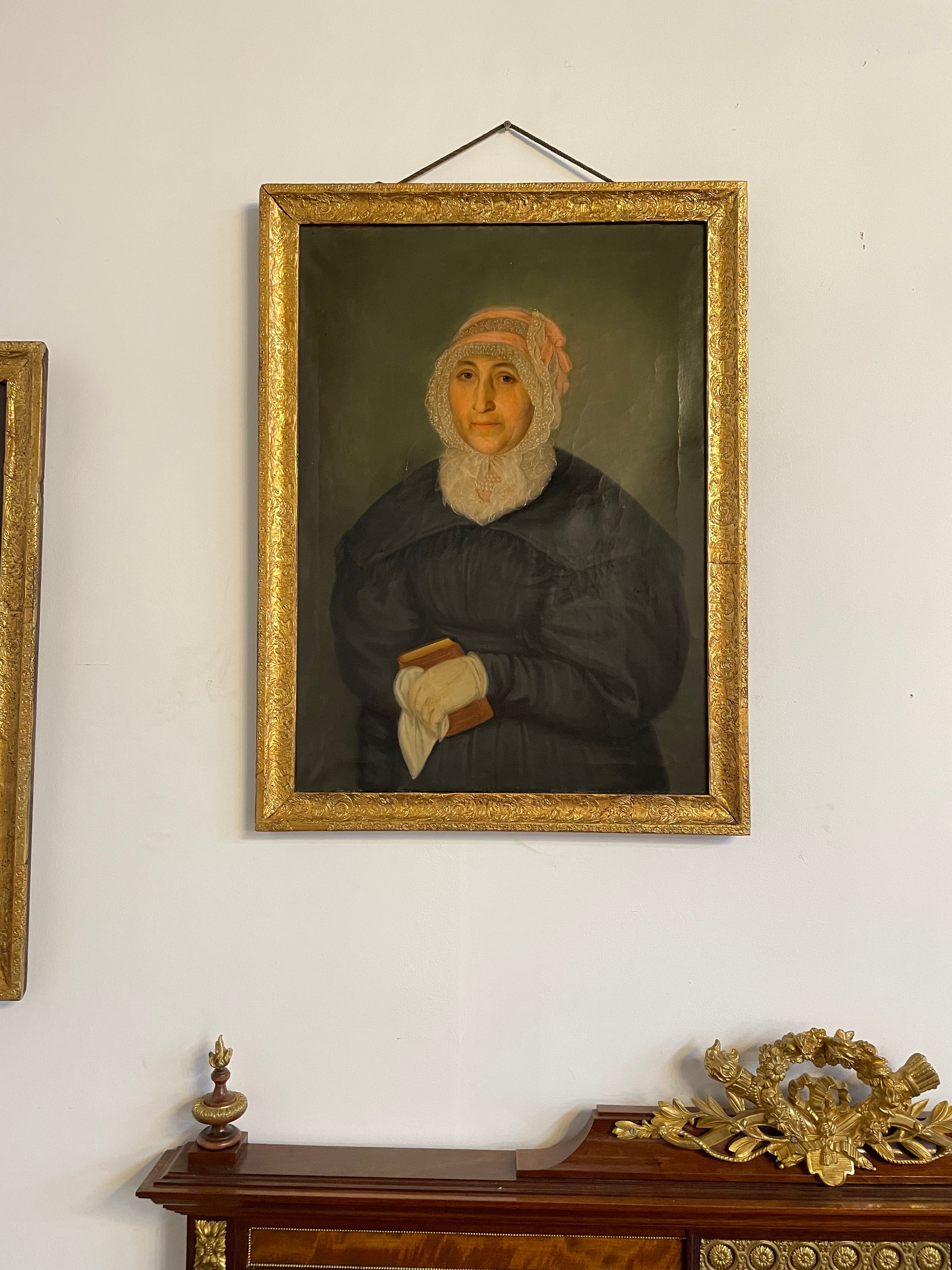 Pair of 19th Century European Portraits | Antique & Vintage | Moonee Ponds Antiques | Australia Wide Delivery