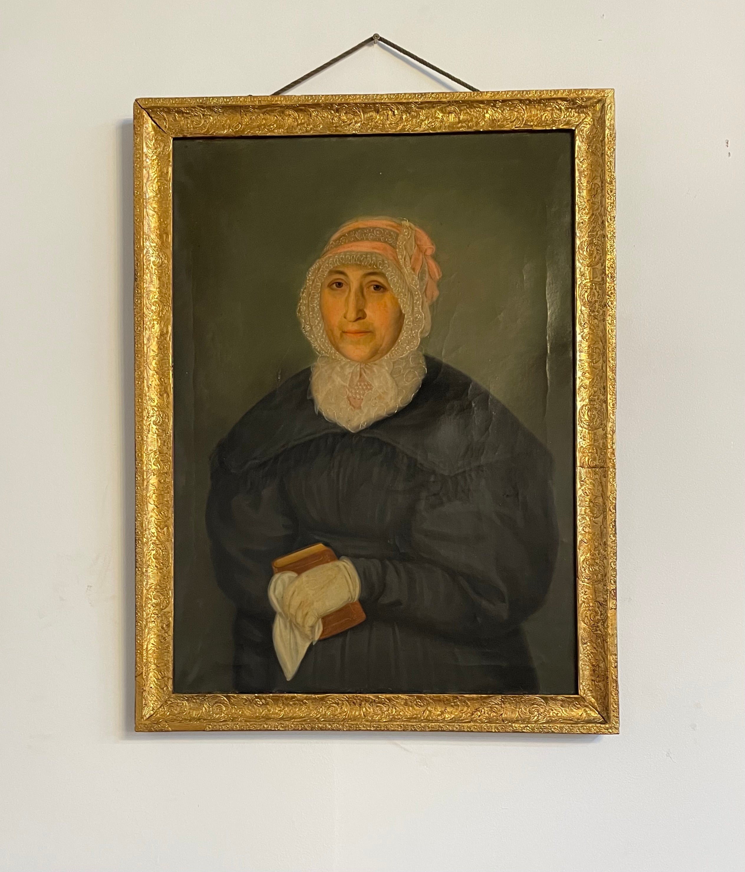 Pair of 19th Century European Portraits | Antique & Vintage | Moonee Ponds Antiques | Australia Wide Delivery