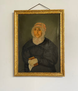 Pair of 19th Century European Portraits | Antique & Vintage | Moonee Ponds Antiques | Australia Wide Delivery
