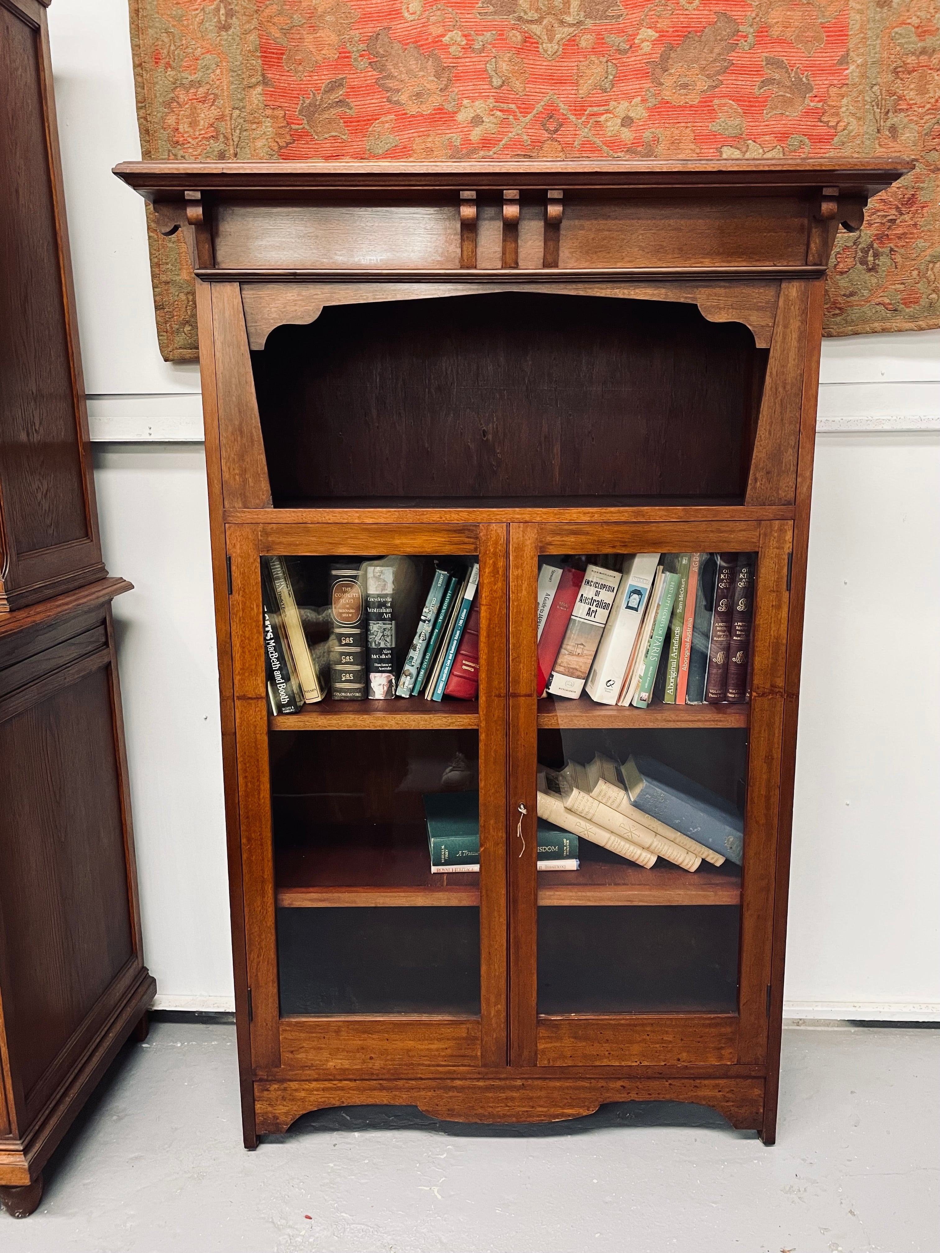 Practical Arts & Crafts Bookcase | Antique & Vintage | Moonee Ponds Antiques | Australia Wide Delivery