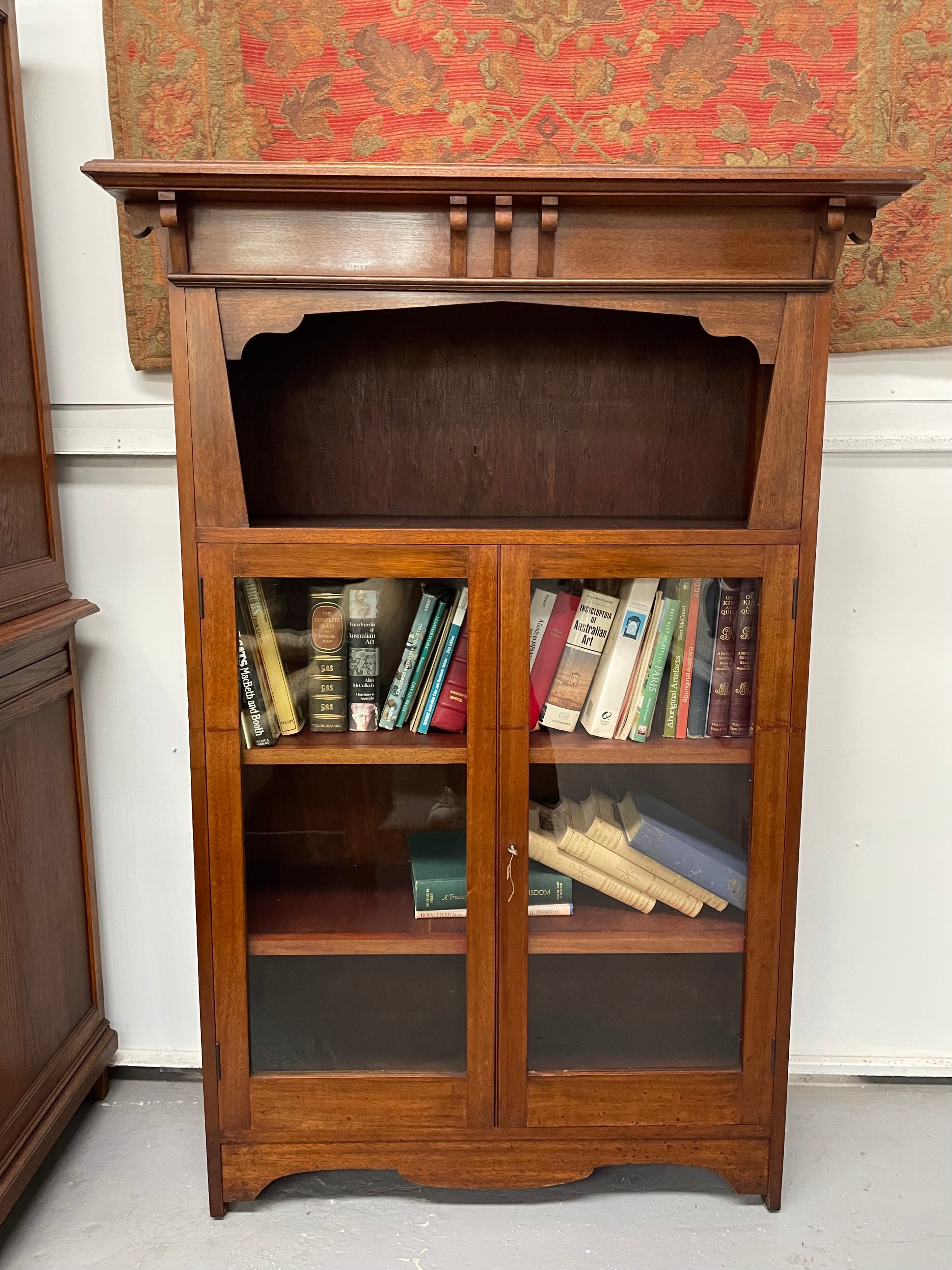 Practical Arts & Crafts Bookcase | Antique & Vintage | Moonee Ponds Antiques | Australia Wide Delivery