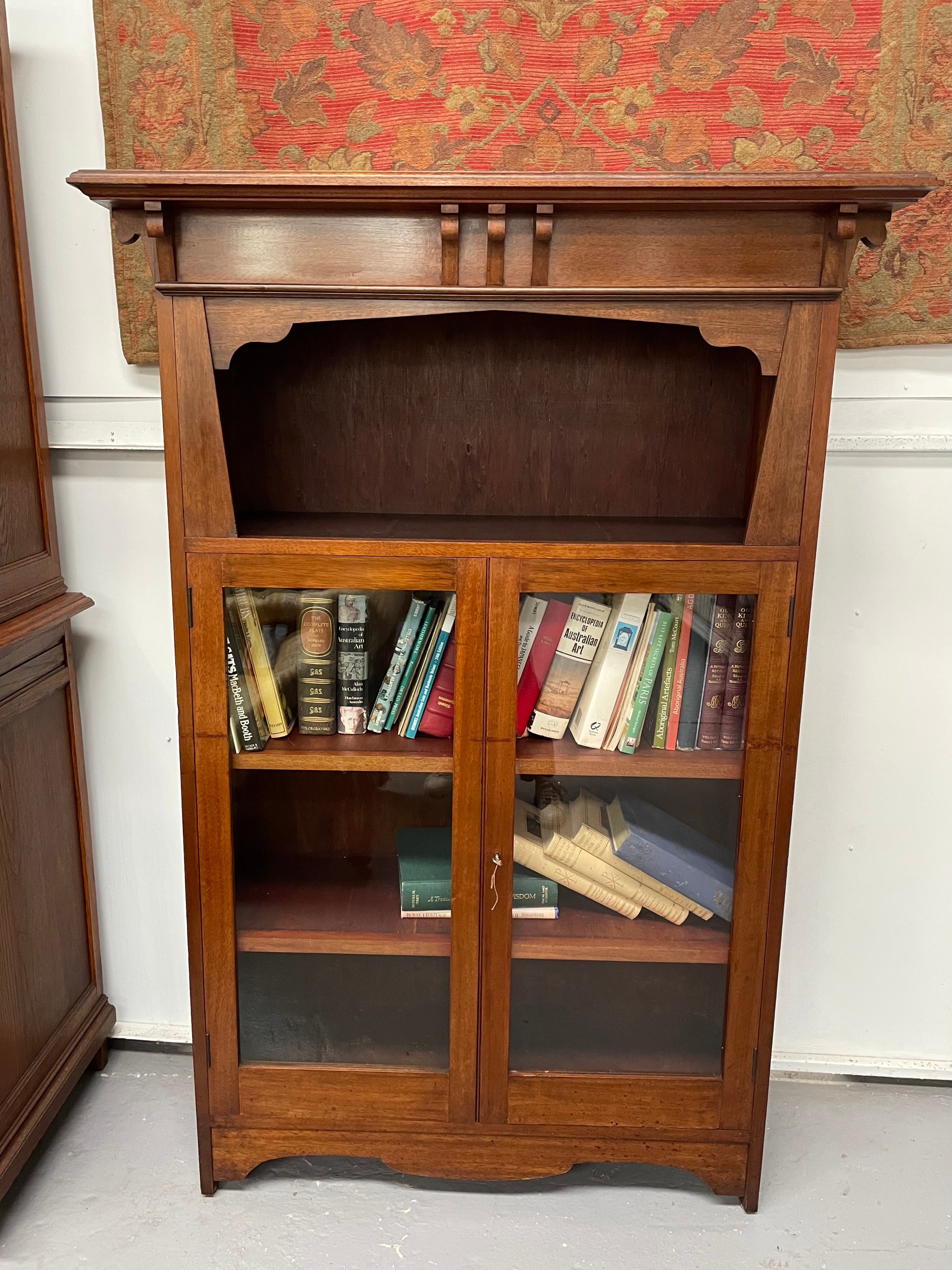 Practical Arts & Crafts Bookcase | Antique & Vintage | Moonee Ponds Antiques | Australia Wide Delivery
