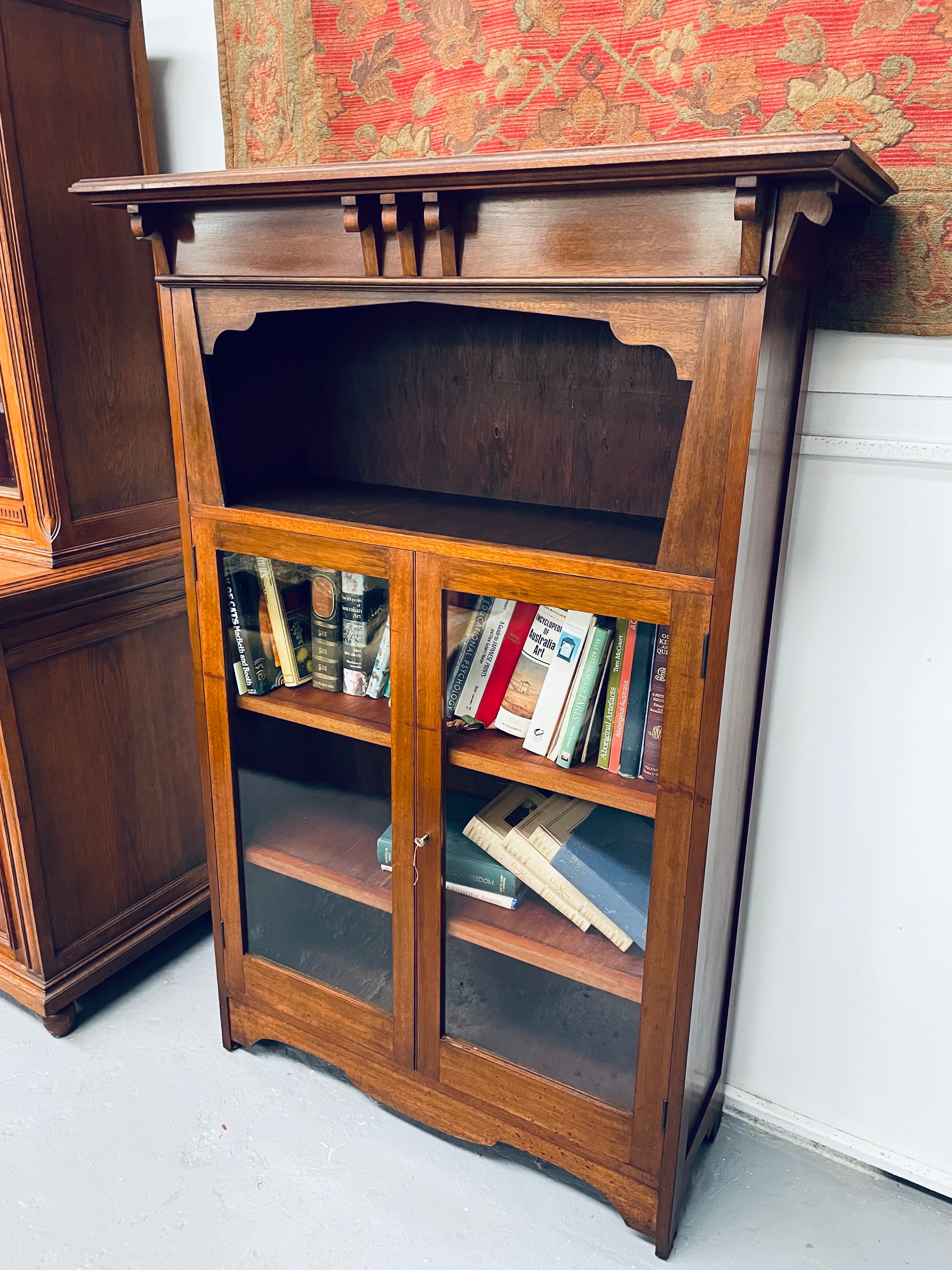 Practical Arts & Crafts Bookcase | Antique & Vintage | Moonee Ponds Antiques | Australia Wide Delivery
