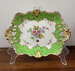 Superb Ridgeway Porcelain Floral Dish | Antique & Vintage | Moonee Ponds Antiques | Australia Wide Delivery