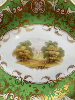 Superb Quality Hand Painted & Gilded 19th Century Davenport Dish | Antique & Vintage | Moonee Ponds Antiques | Australia Wide Delivery