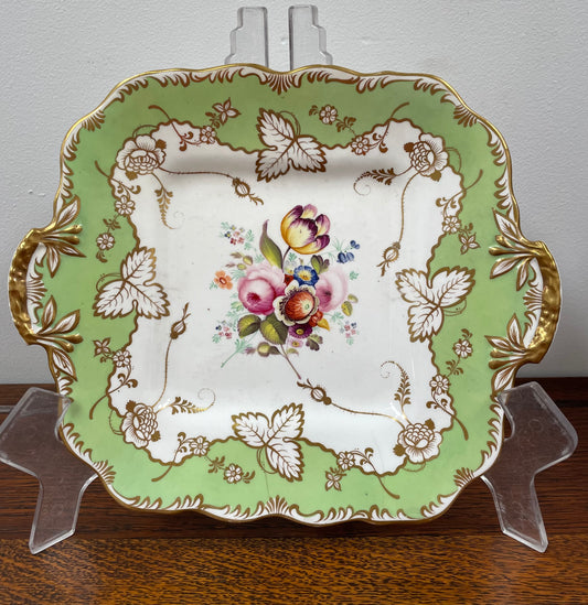 Davenport Hand Painted and Gilded Floral Bowl