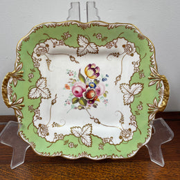 Davenport Hand Painted and Gilded Floral Bowl