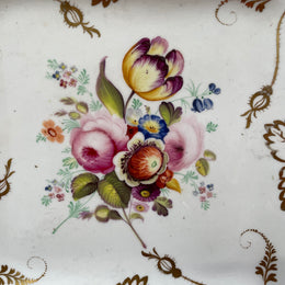 Davenport Hand Painted and Gilded Floral Bowl