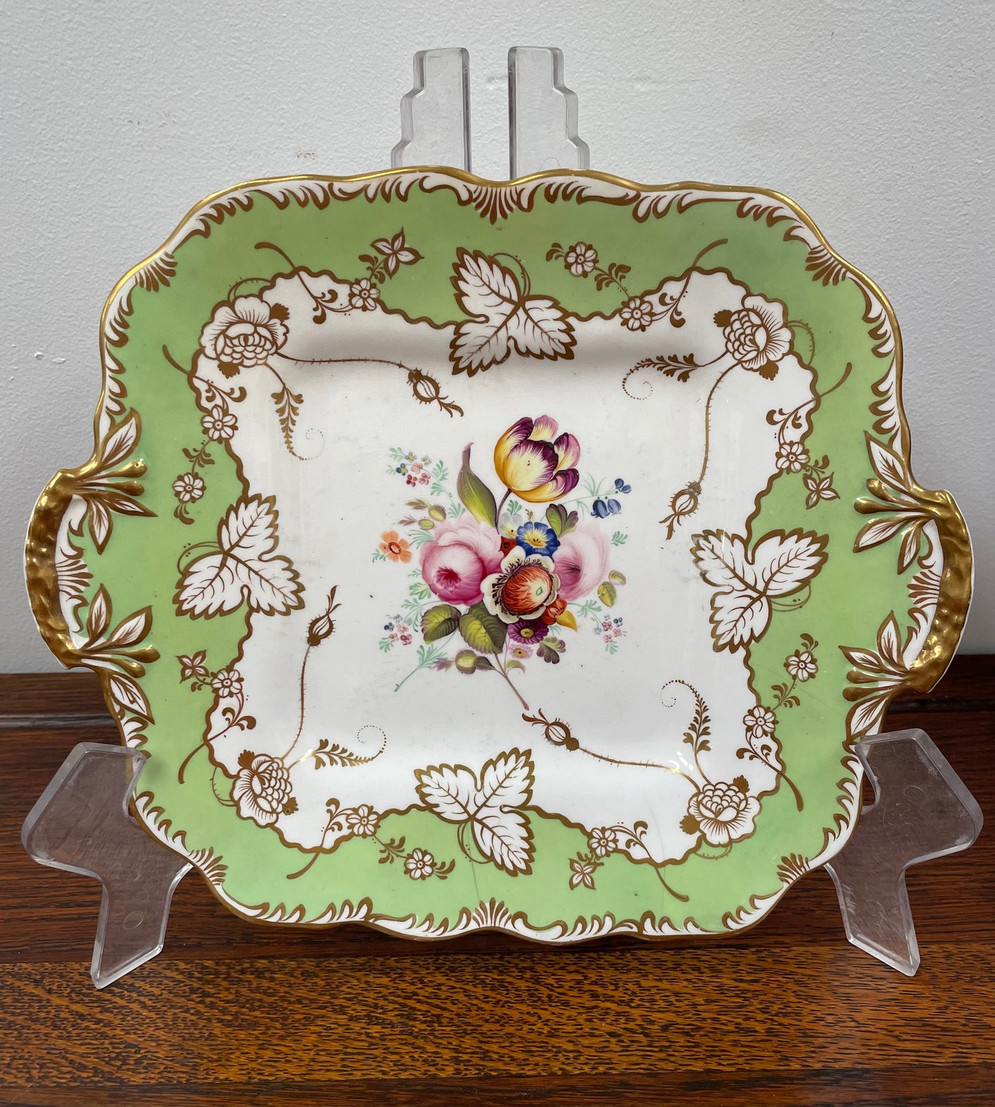 Davenport Hand Painted and Gilded Floral Bowl