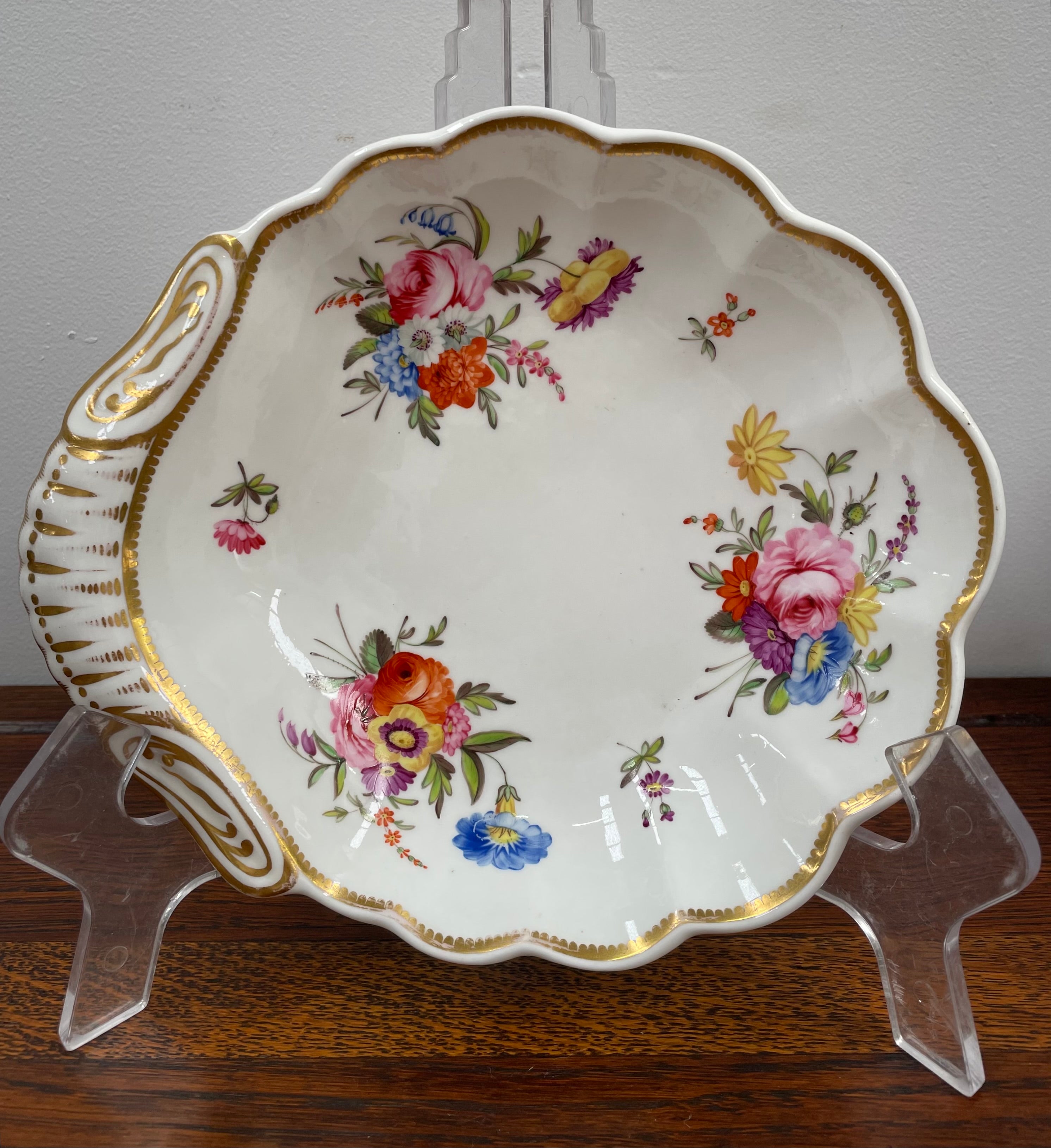 Beautiful Hand painted Floral decorated dish