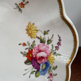 Beautiful Hand painted Floral decorated dish
