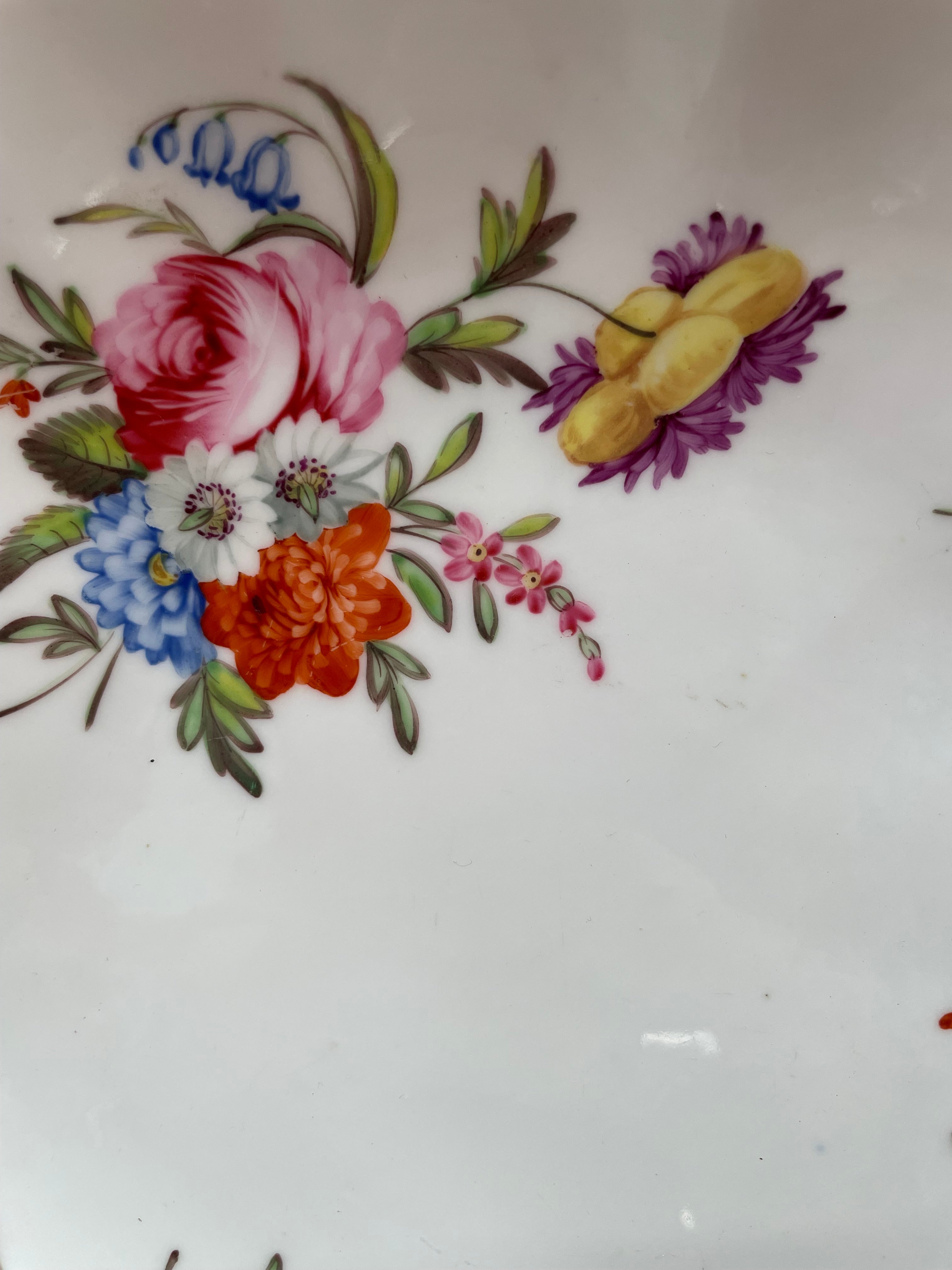 Beautiful Hand painted Floral decorated dish