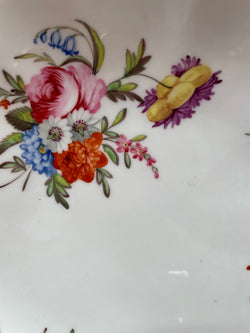 Beautiful Hand painted Floral decorated dish | Antique & Vintage | Moonee Ponds Antiques | Australia Wide Delivery