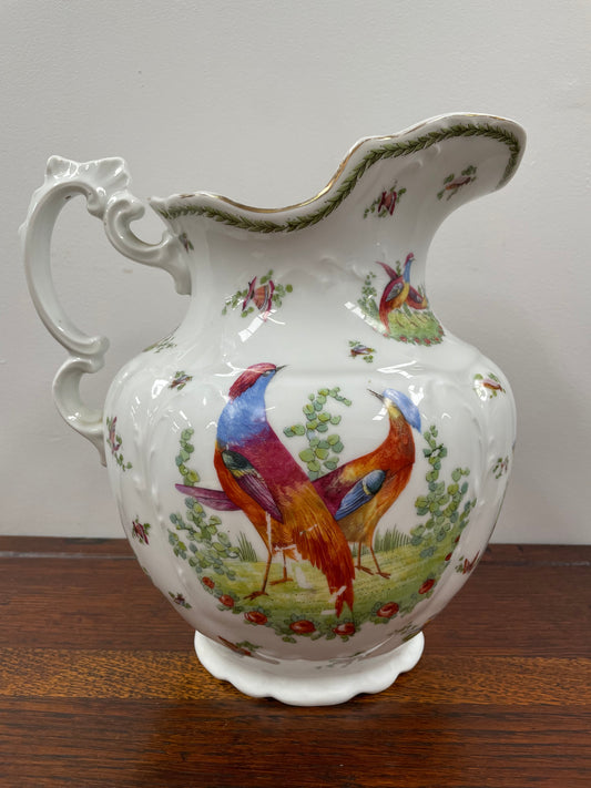 Vintage China Decorative Pheasant Jug