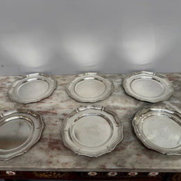 Matched Set of 6 WMF Silver Plated Dishes