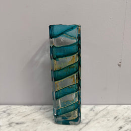 Vintage Signed Phoenician Maltese Unique Glass Vase