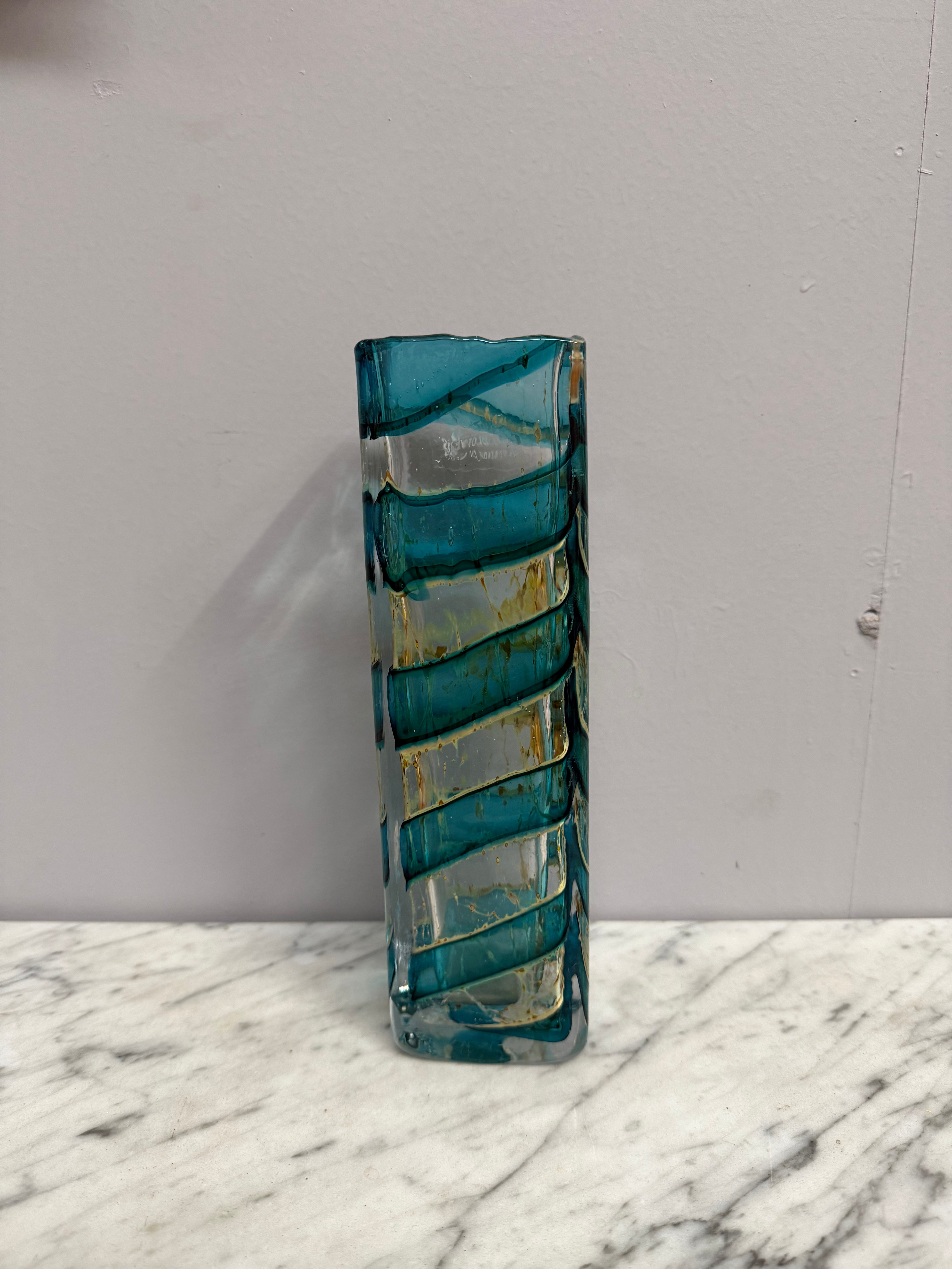Vintage Signed Phoenician Maltese Unique Glass Vase | Antique & Vintage | Moonee Ponds Antiques | Australia Wide Delivery