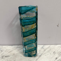 Vintage Signed Phoenician Maltese Unique Glass Vase