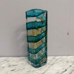 Vintage Signed Phoenician Maltese Unique Glass Vase