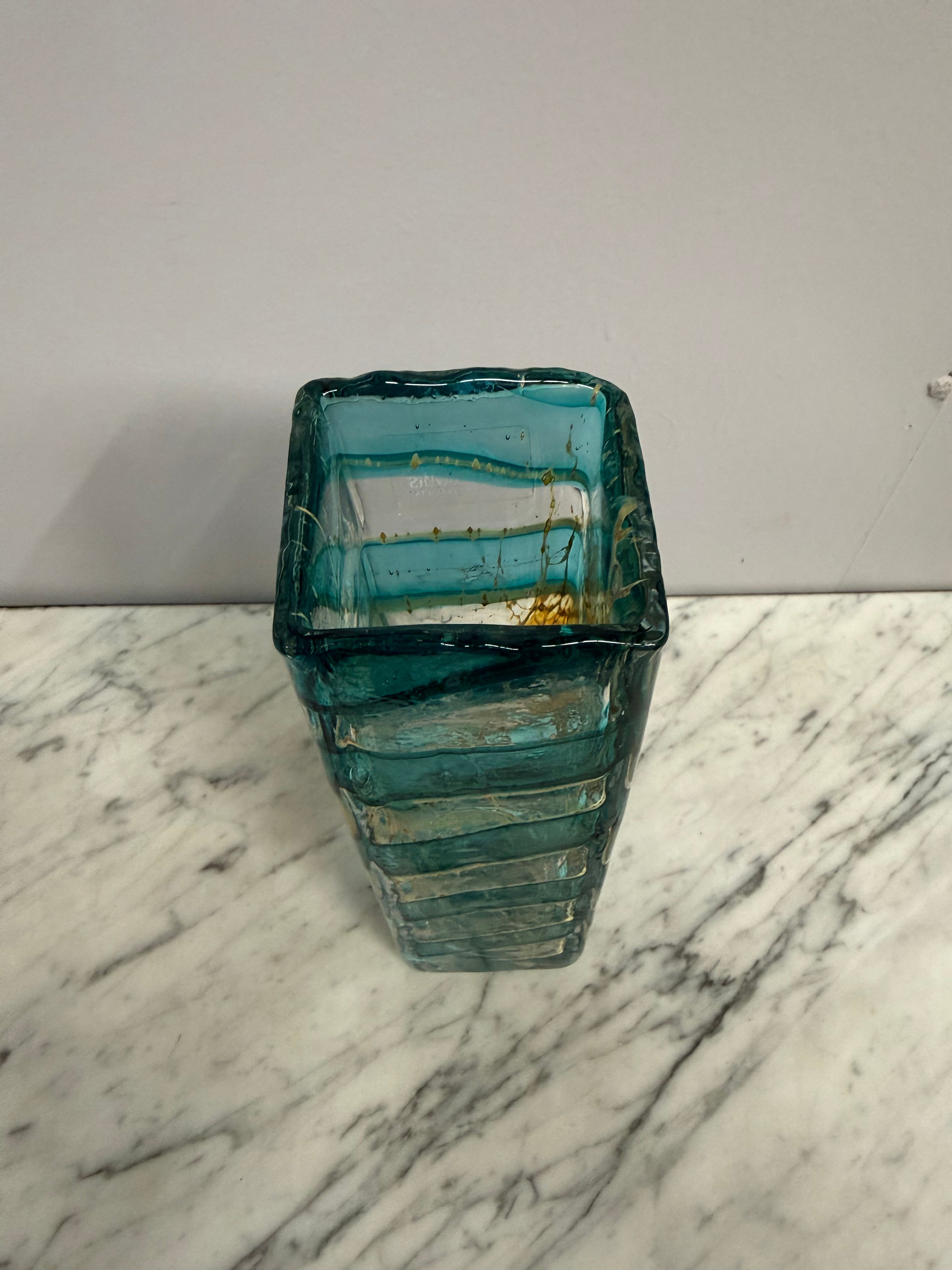 Vintage Signed Phoenician Maltese Unique Glass Vase | Antique & Vintage | Moonee Ponds Antiques | Australia Wide Delivery