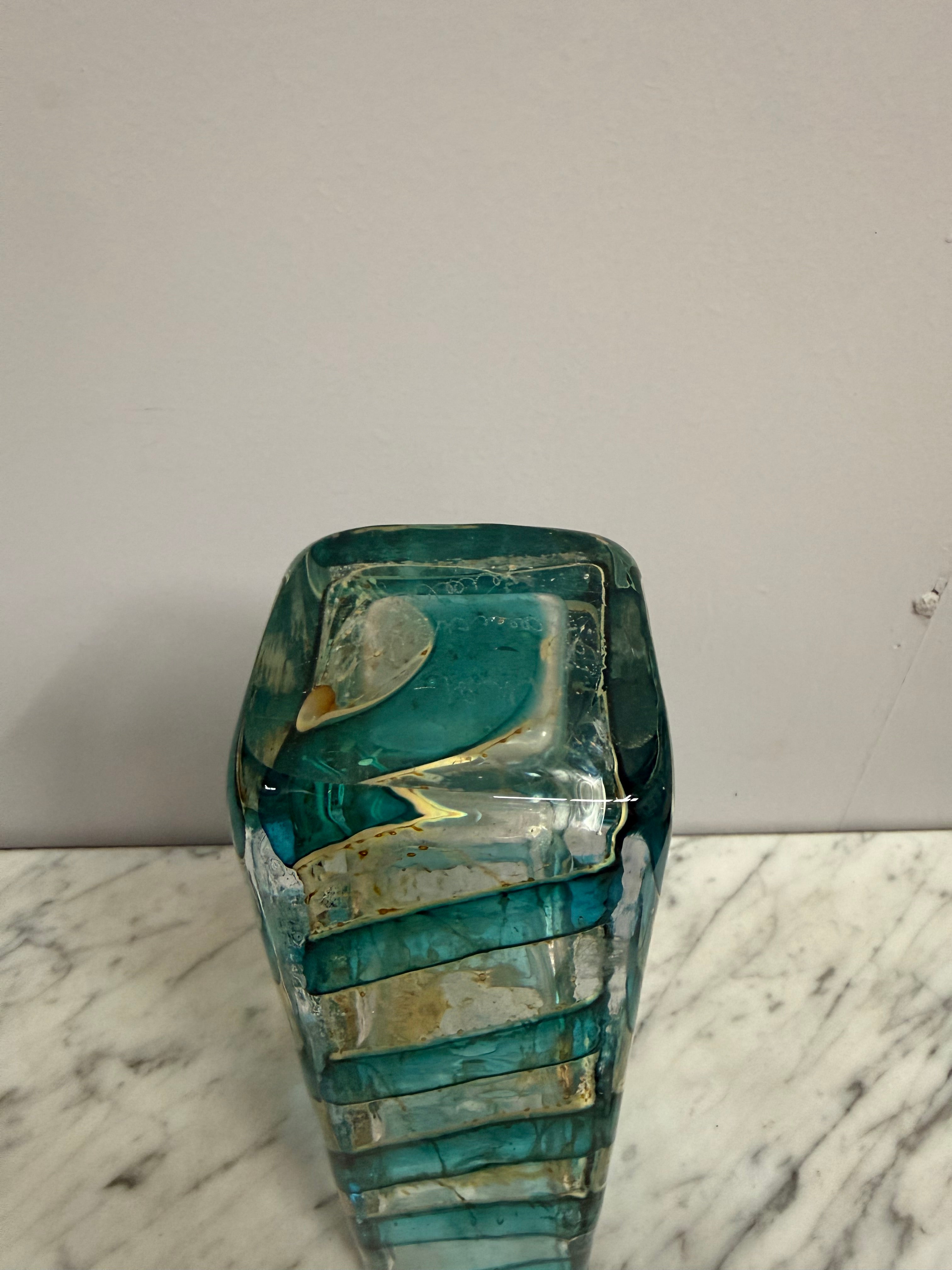 Vintage Signed Phoenician Maltese Unique Glass Vase | Antique & Vintage | Moonee Ponds Antiques | Australia Wide Delivery