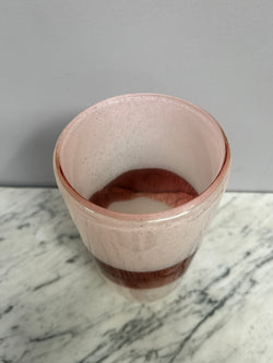 Vintage Pink / Brown Art Glass Vase | Antique & Vintage | Moonee Ponds Antiques | Australia Wide Delivery