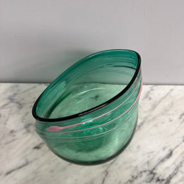 Australian Studio Glass Vase Signed