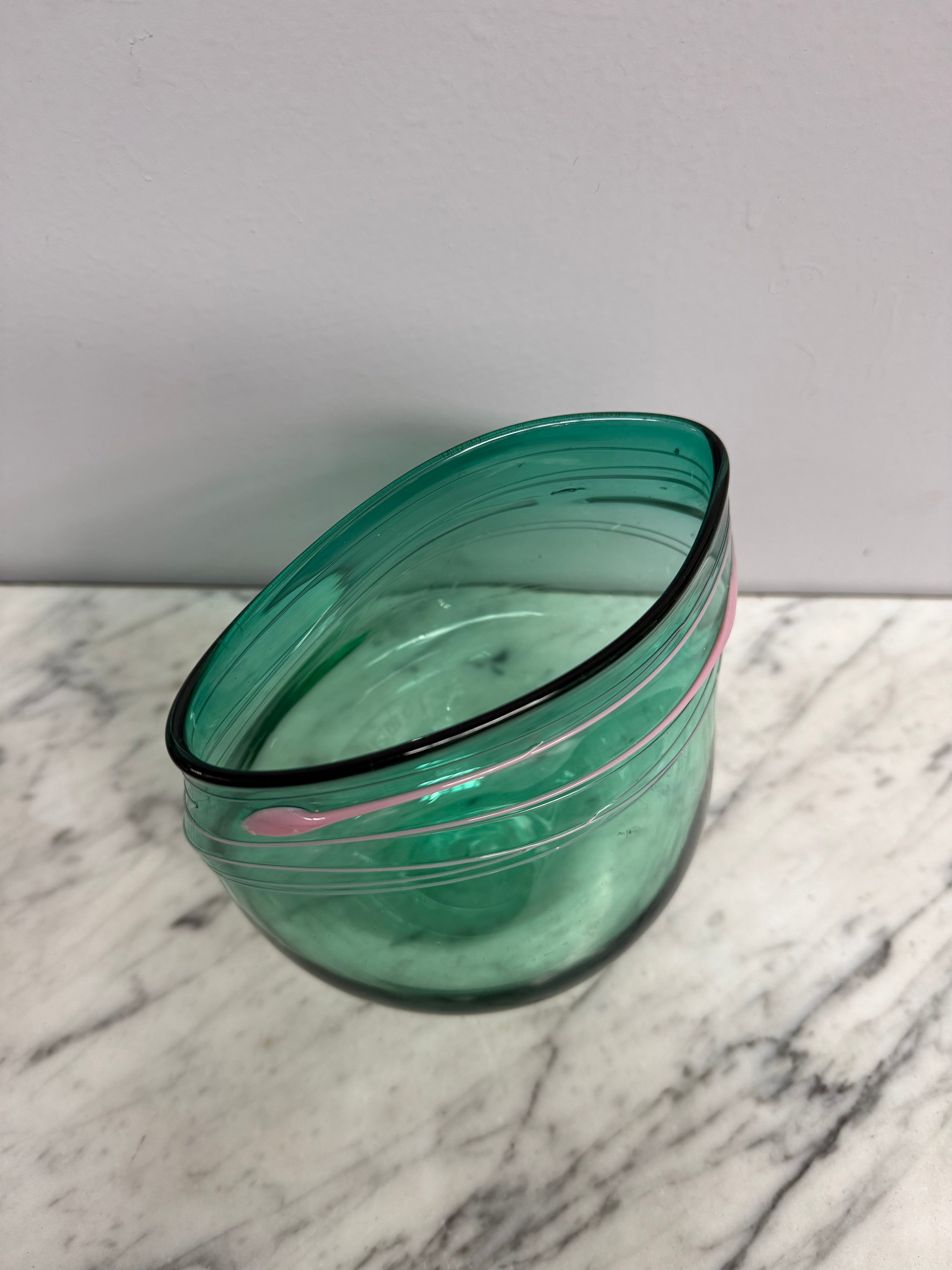 Australian Studio Glass Vase Signed | Antique & Vintage | Moonee Ponds Antiques | Australia Wide Delivery