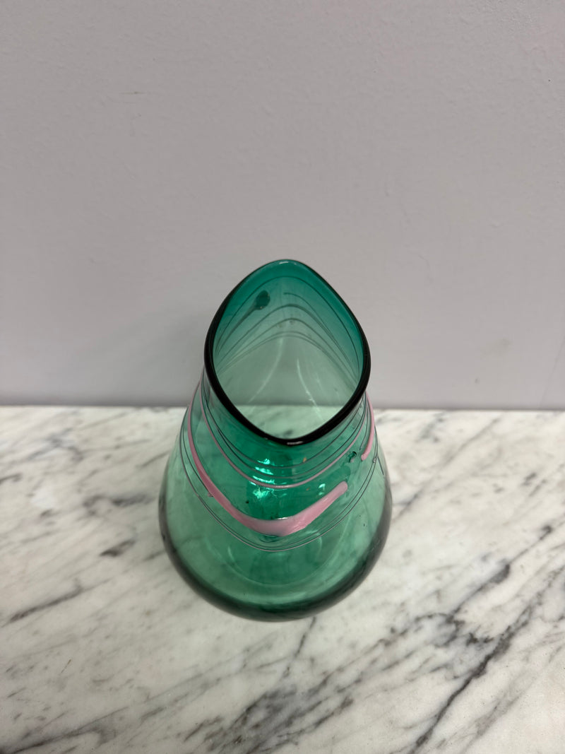 Australian Studio Glass Vase Signed
