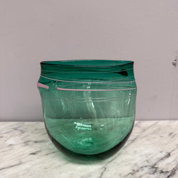 Australian Studio Glass Vase Signed