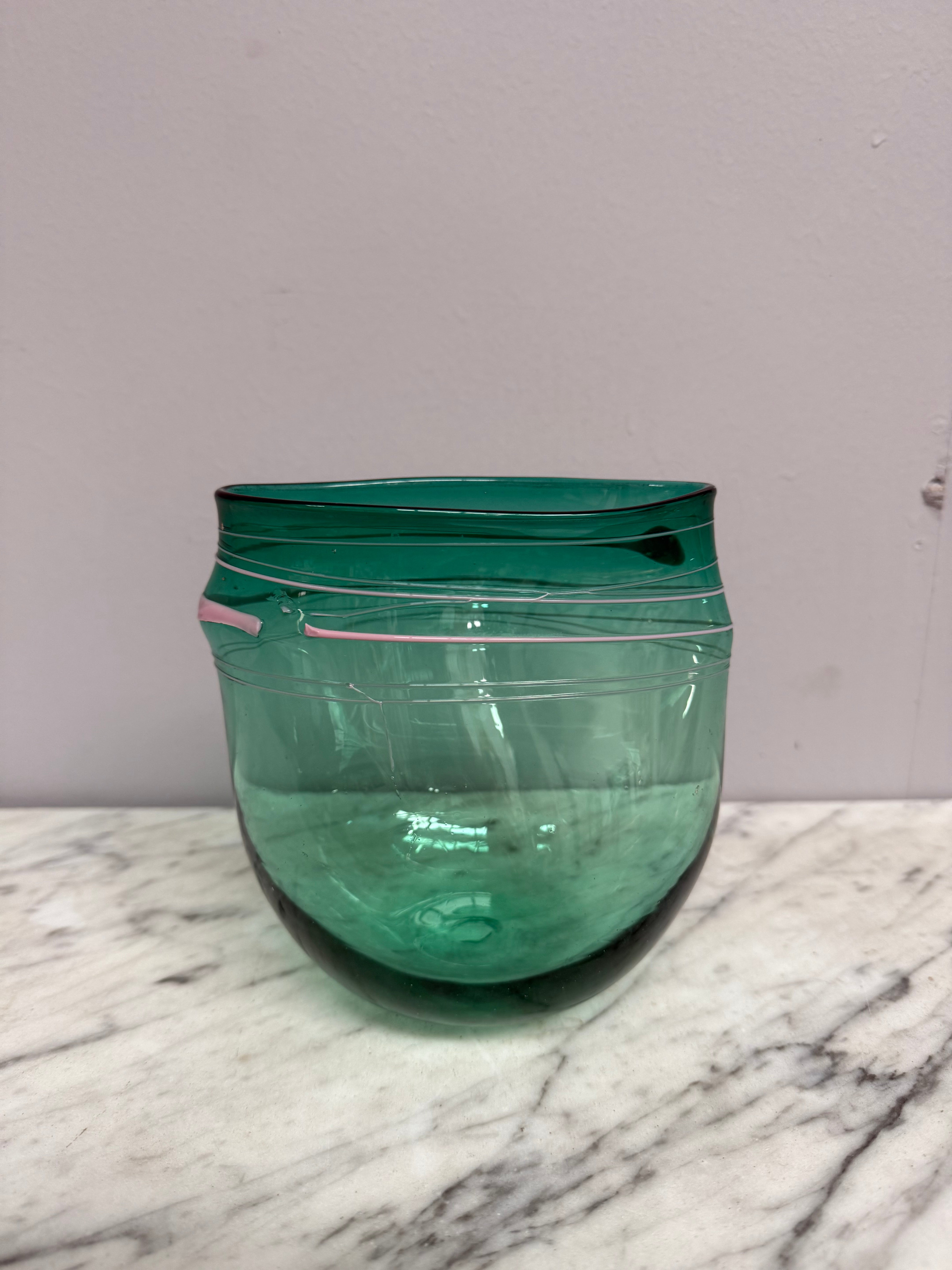 Australian Studio Glass Vase Signed | Antique & Vintage | Moonee Ponds Antiques | Australia Wide Delivery