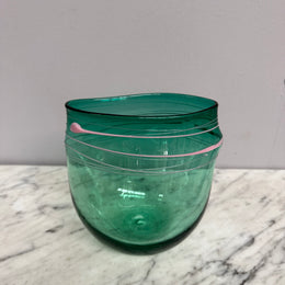Australian Studio Glass Vase Signed