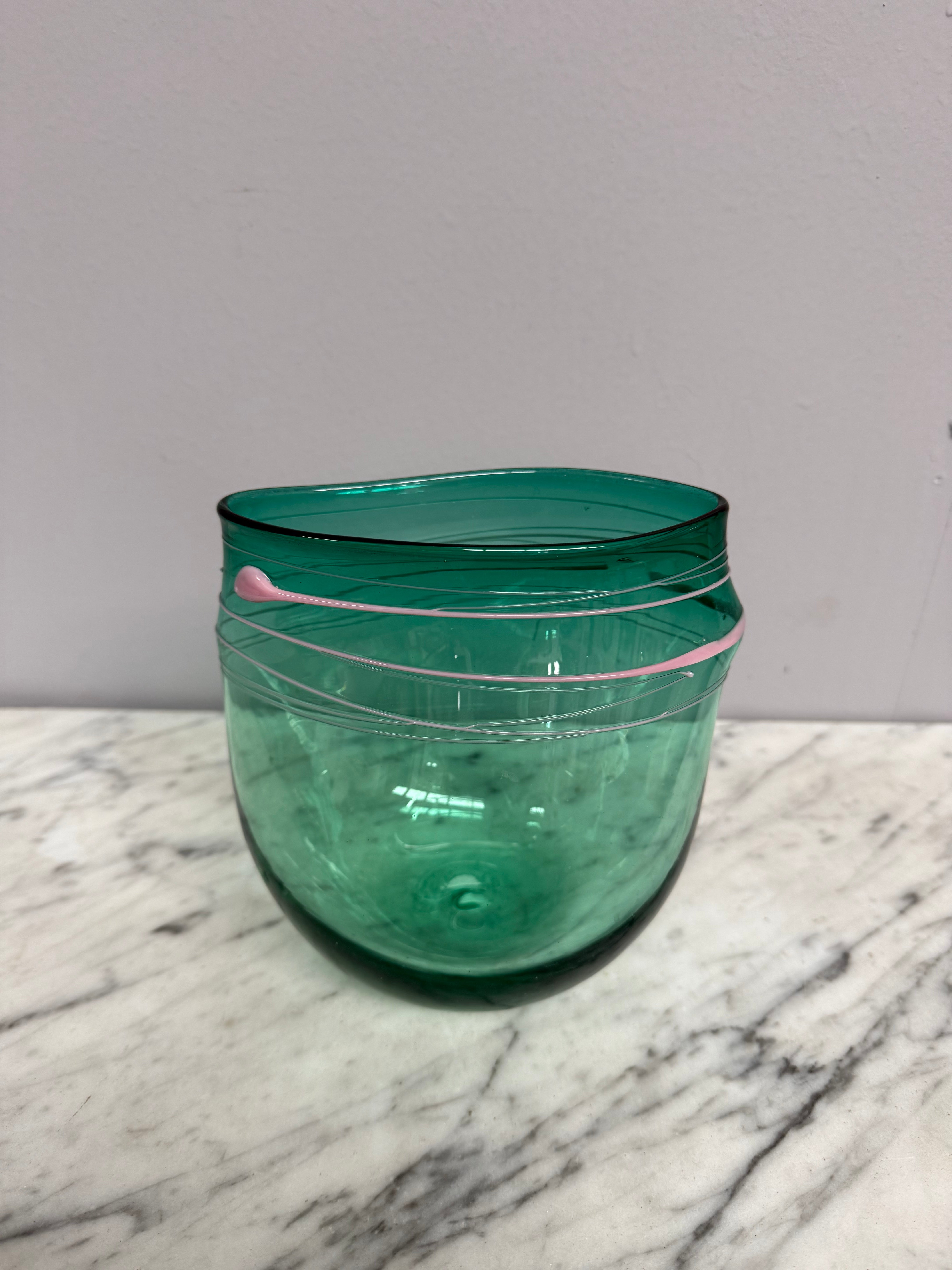 Australian Studio Glass Vase Signed | Antique & Vintage | Moonee Ponds Antiques | Australia Wide Delivery