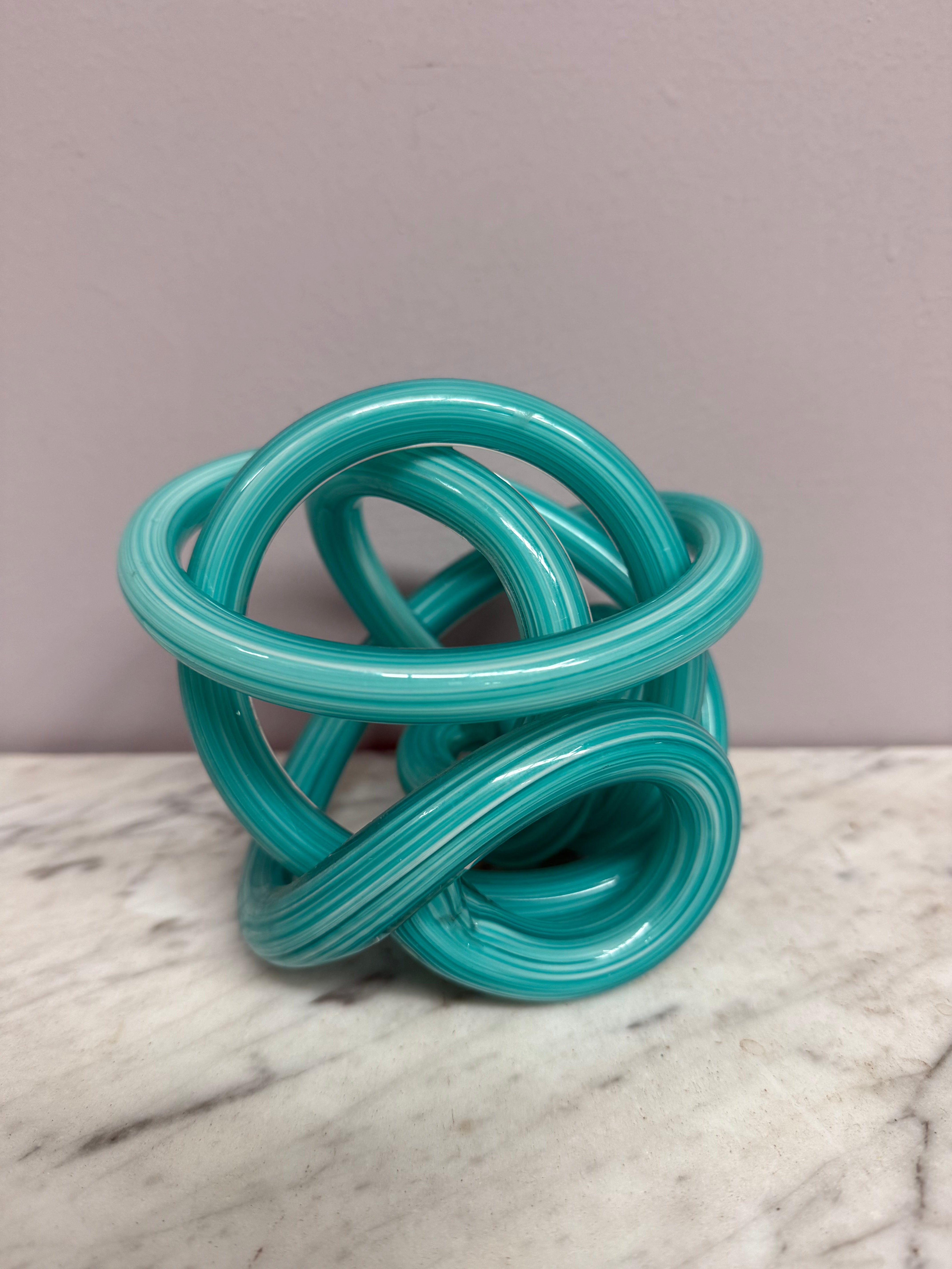 Abstract Endless Knot Glass Sculpture | Antique & Vintage | Moonee Ponds Antiques | Australia Wide Delivery