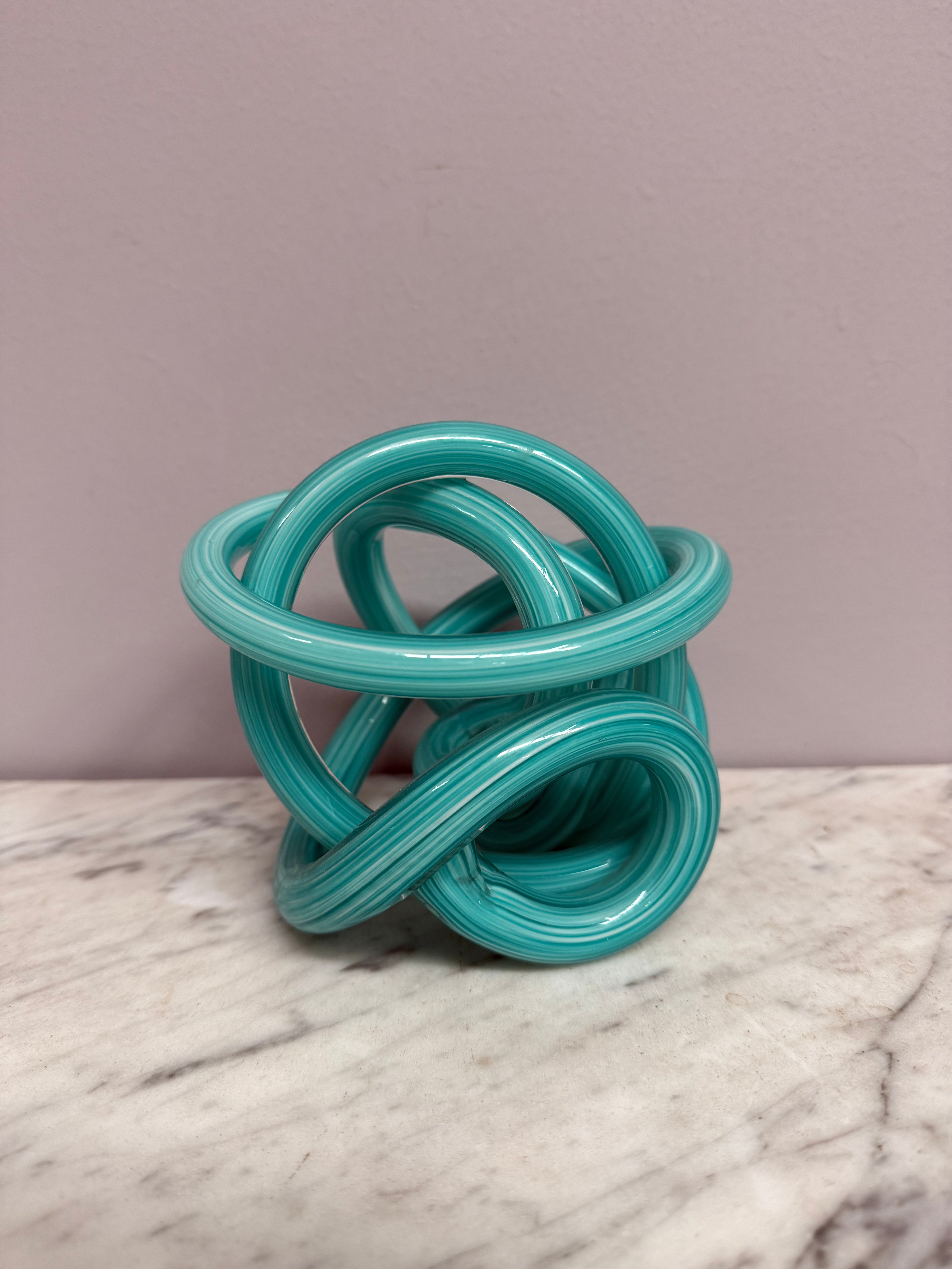 Abstract Endless Knot Glass Sculpture | Antique & Vintage | Moonee Ponds Antiques | Australia Wide Delivery