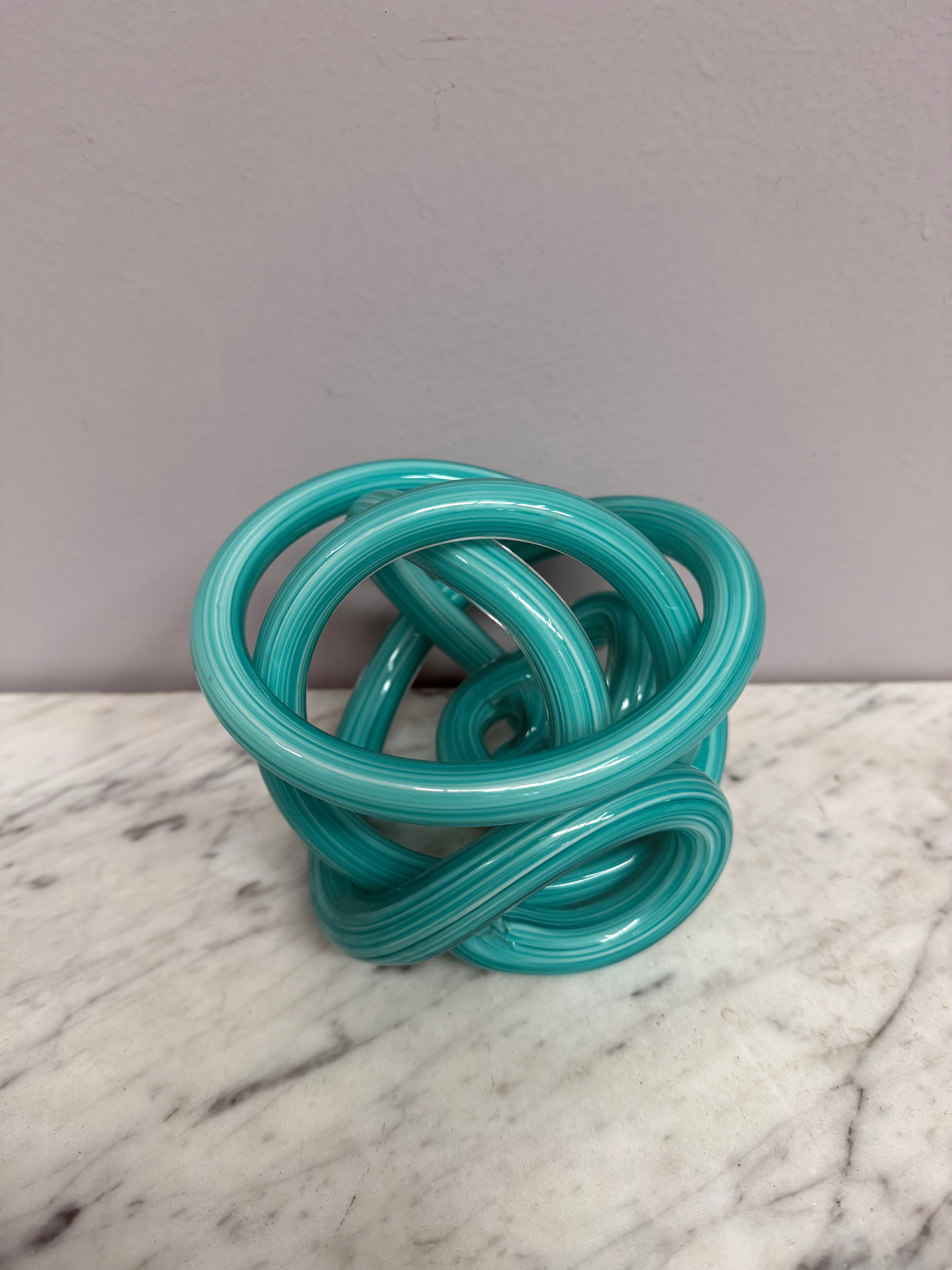 Abstract Endless Knot Glass Sculpture | Antique & Vintage | Moonee Ponds Antiques | Australia Wide Delivery
