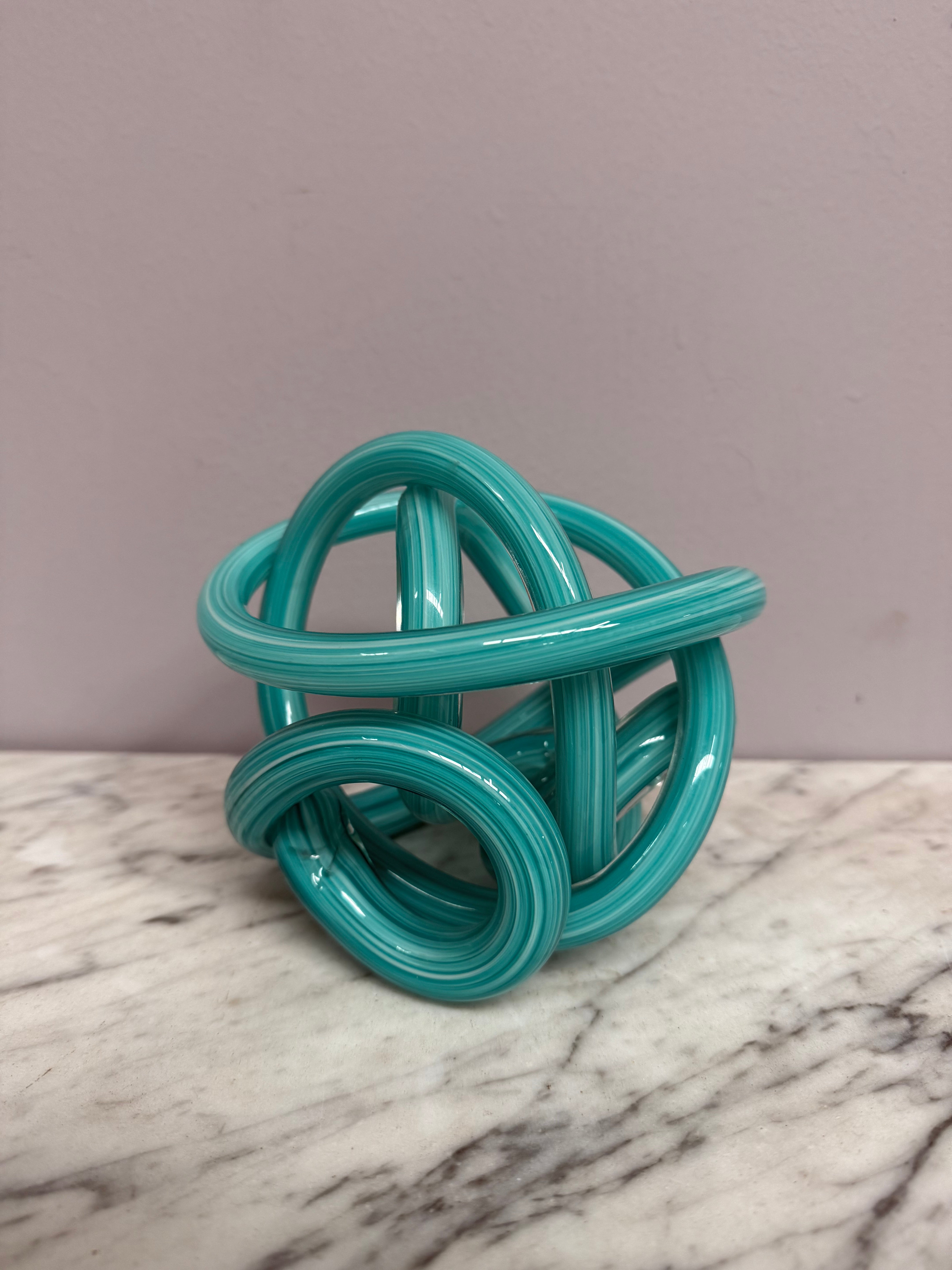 Abstract Endless Knot Glass Sculpture | Antique & Vintage | Moonee Ponds Antiques | Australia Wide Delivery