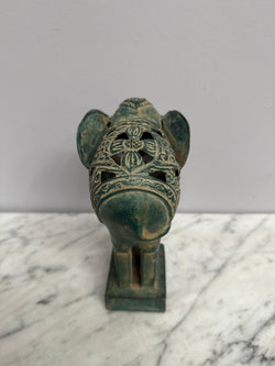 Vintage Patinated Brass Elephant Sculpture | Antique & Vintage | Moonee Ponds Antiques | Australia Wide Delivery