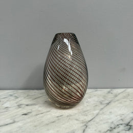 Willy Johannsson For Hadeland Scandinavian Glass Vase