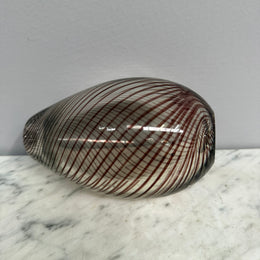 Willy Johannsson For Hadeland Scandinavian Glass Vase