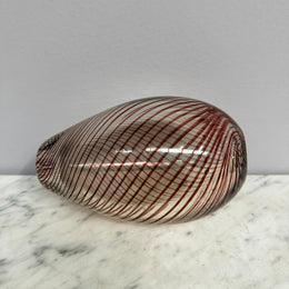 Willy Johannsson For Hadeland Scandinavian Glass Vase