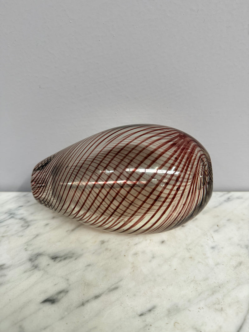 Willy Johannsson For Hadeland Scandinavian Glass Vase