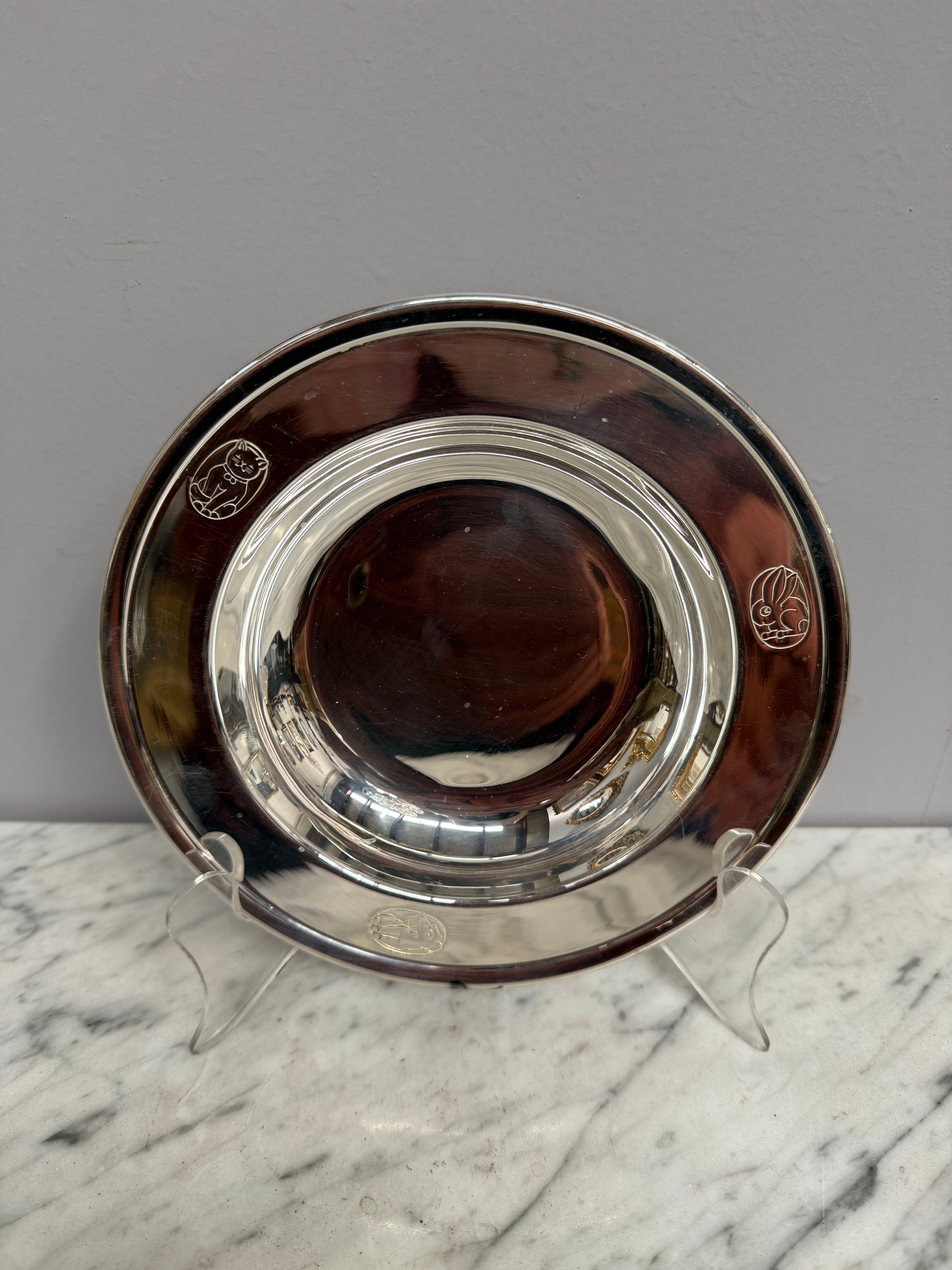 Vintage WMF Silver Plated Childs Plate | Antique & Vintage | Moonee Ponds Antiques | Australia Wide Delivery