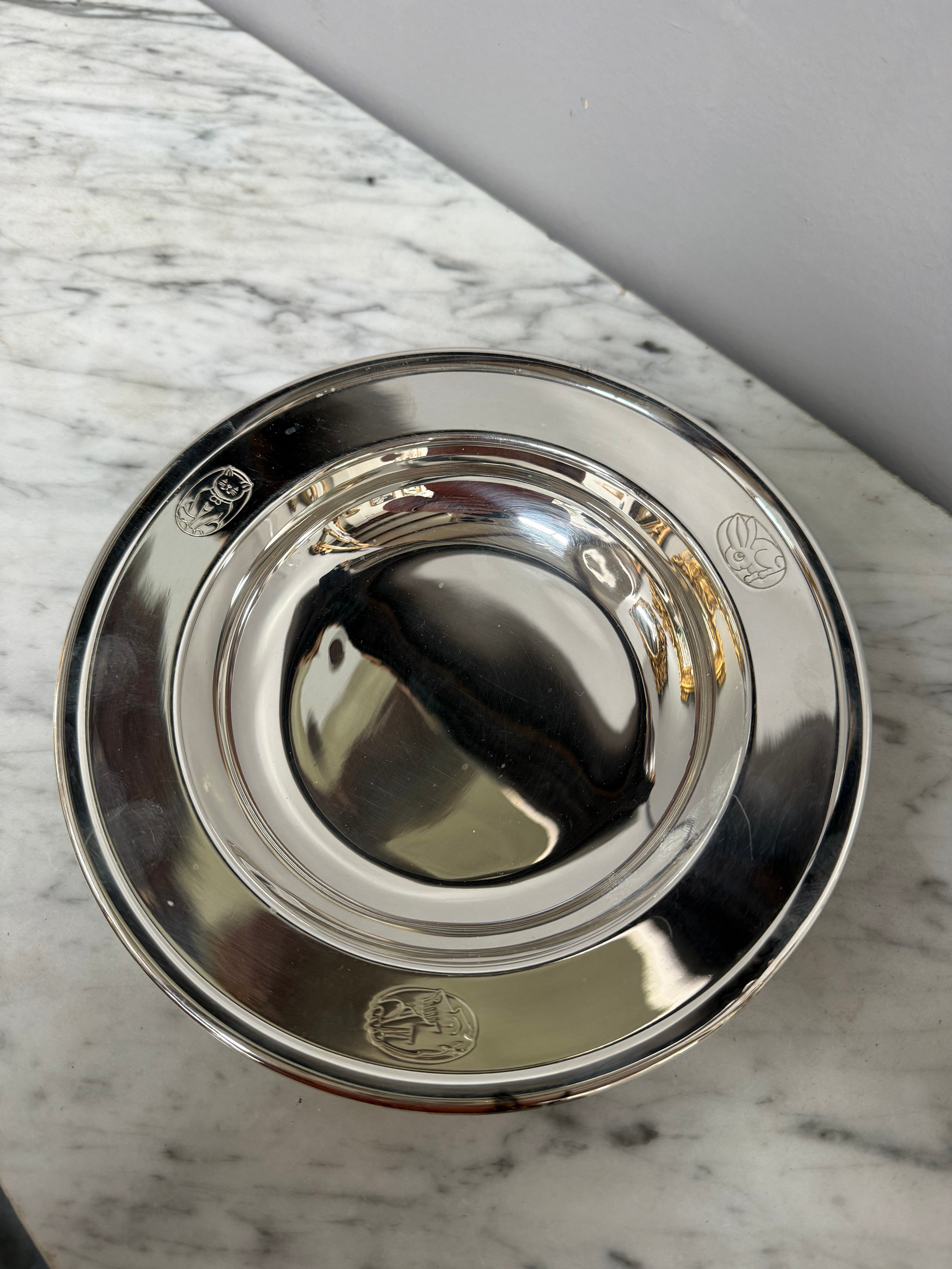 Vintage WMF Silver Plated Childs Plate | Antique & Vintage | Moonee Ponds Antiques | Australia Wide Delivery