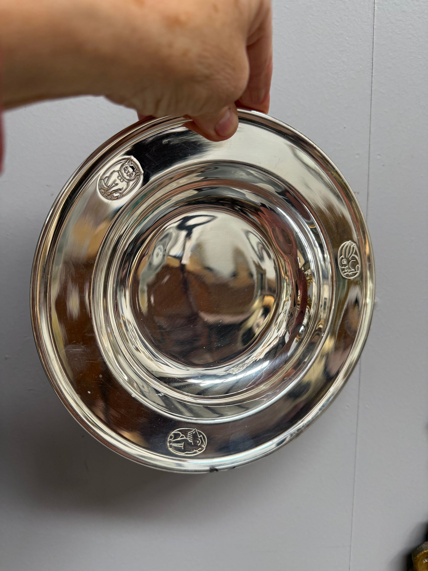 Vintage WMF Silver Plated Childs Plate