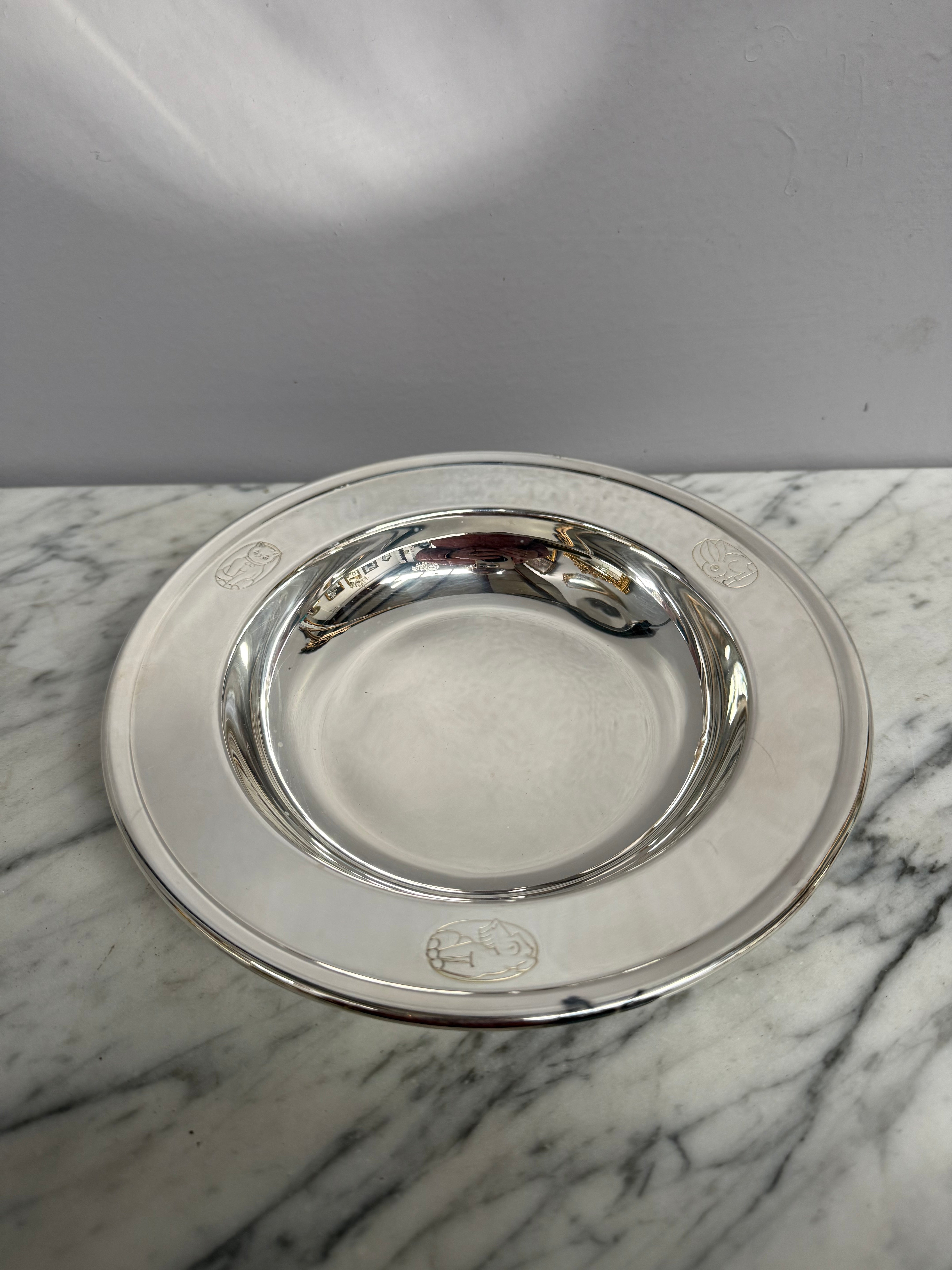 Vintage WMF Silver Plated Childs Plate