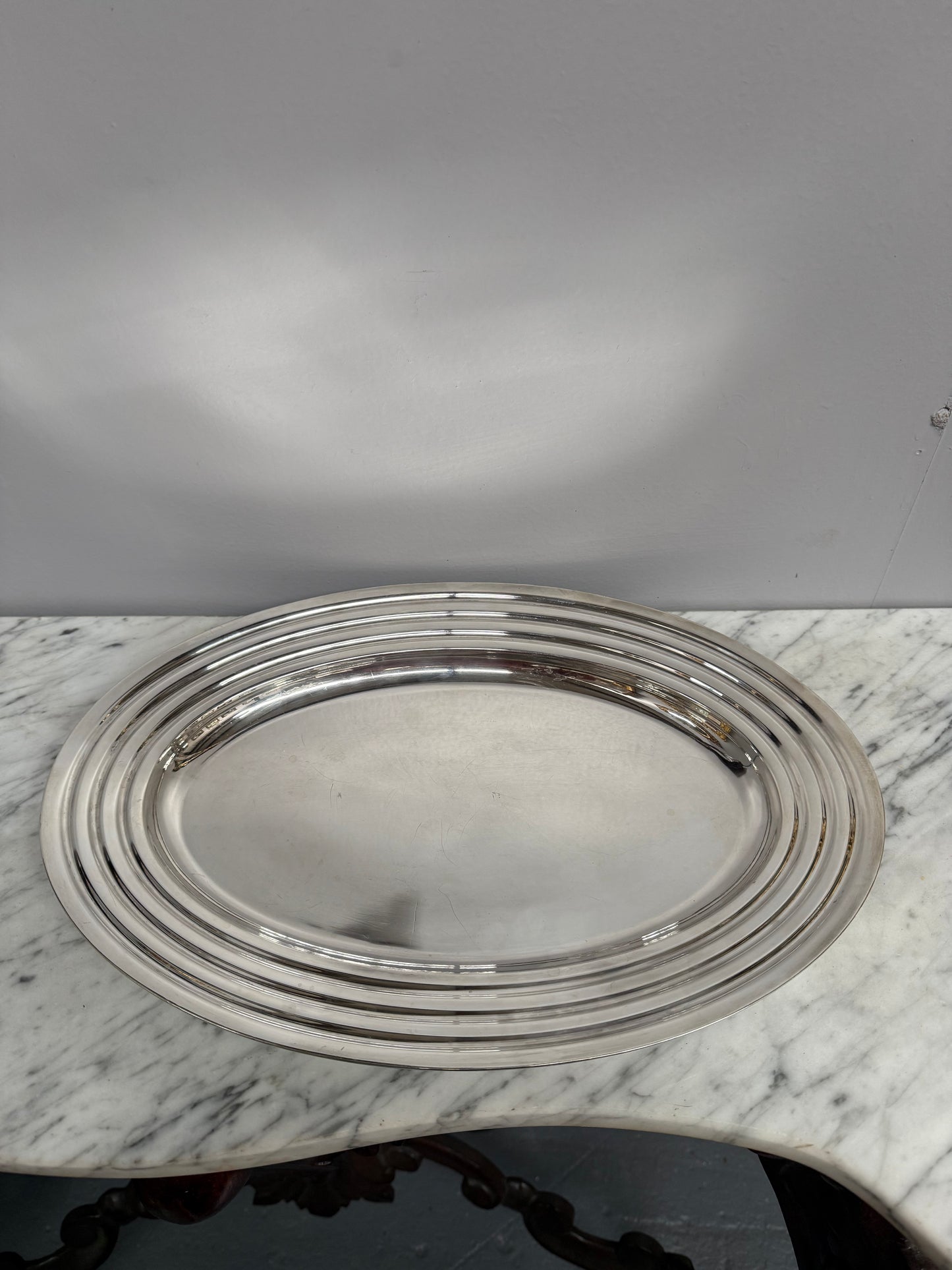 Vintage Christofle Silver Plated Serving Dish