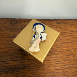 Lea Stein Little Boy Brooch